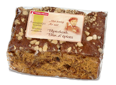Artisanale peperkoek met honing en parelsuiker 500g