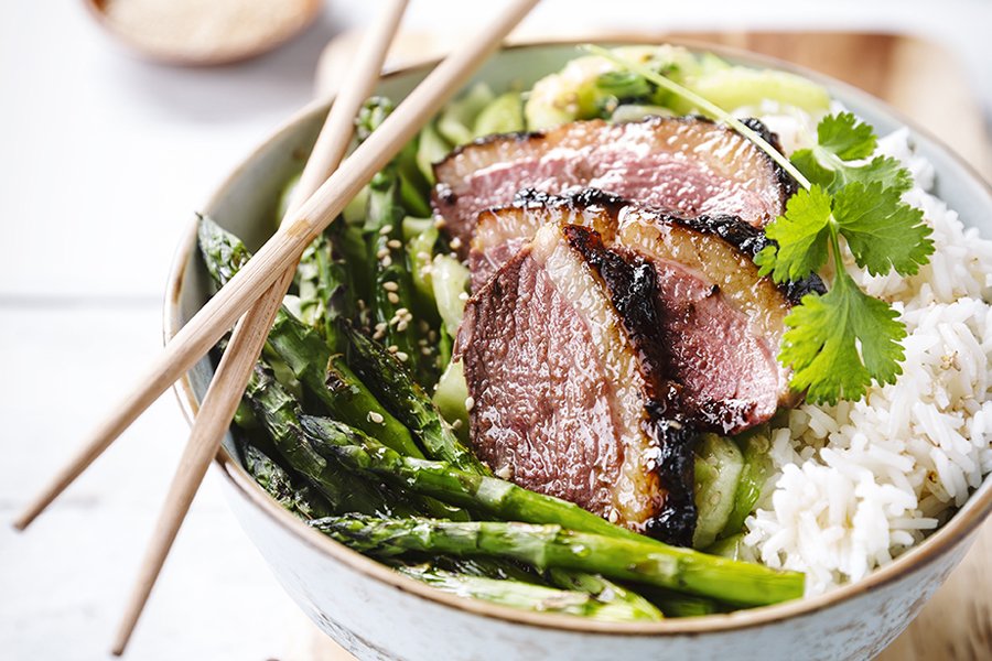 Duck breast with a spice cake glaze - Vondelmolen