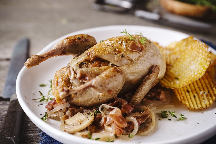 Stuffed quails - Vondelmolen