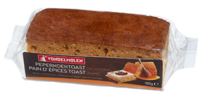 peperkoek toast met honing